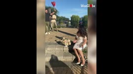 Couple emotionally reunites after 18 months of separation due to COVID-19