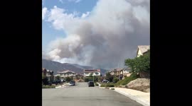 South Fire burns multiple homes in San Bernardino County, California