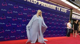 Gemma Collins arrives at Cinderella press night as the princess herself
