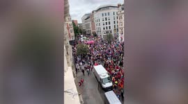 Extinction Rebellion activists hold protest in London