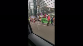 UK: Extinction Rebellion Protesters March Through London For 4th Straight Day