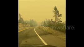 US: Caldor Fire Smoke Continue To Shroud Sky South Of Lake Tahoe
