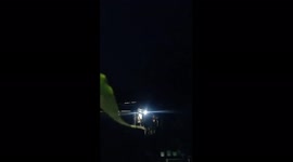 Lightning during thunderstorm caught on camera. It was a beautiful disaster.
