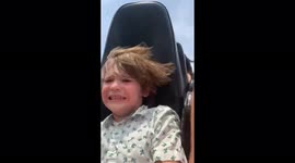 '5 Year Old's FIRST-EVER Roller Coaster Ride is PACKED with All Kinds of Emotions'