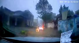 Bravery of driver who saved life of electrocuted motorist