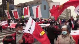 Cabinet of ministers asks for a vote of confidence in the Peruvian congress