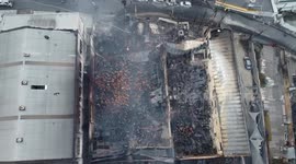 Fire in the chemical industry in Barueri, Brazil