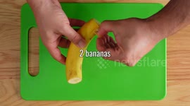 Banana Split ice cream homemade recipe