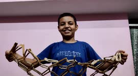 Life will be end if we coutuning using the Plastic that's message by a Indian boy