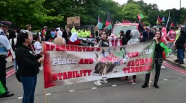 Stop Killing Afghans march in London, UK