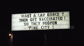 'Want a lap dance? Then get vaccinated!' says strip club sign in Toronto