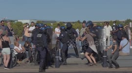 French police use tear gas to disperse Bordeaux protest against Macron's health passport