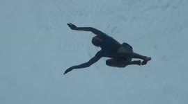 Swimming sky high at the Embassy Gardens in London
