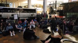 London, UK. 29 August 2021. Extinction Rebellion Scientists occupy the Science Museum