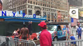 Body Painting Day by Human Connection Arts in Times Square, New York City