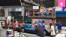 Body Painting Day by Human Connection Arts in Times Square, New York City