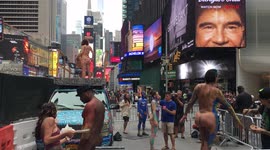 Body Painting Day by Human Connection Arts in Times Square, New York City