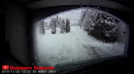 RWD Panel Van stuck in thick snow