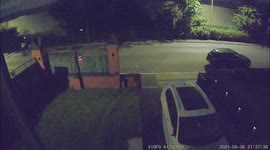 Dash cam security camera catches fly tipper