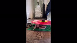DIY Lego Record Player that can be done as a family in an afternoon!
