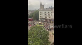 UK: Extinction Rebellion Protesters Block London Bridge 2