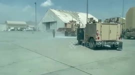 Taliban soldiers inspect Kabul airport after U.S. pullout of Afghanistan