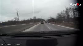 'CLOSE CALL - Car Hood Flies Open While Driving | Hood Latch Fail'