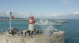Irish Naval 75th Anniversary celebrations begin.