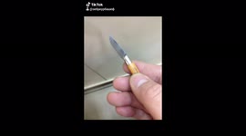 Как из маленького ножа сделать большой тик ток