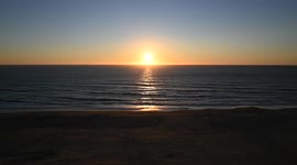 Watch this stunning footage of sunset over the Pacific Ocean