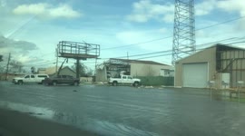 Trailers tossed by Hurricane Ida in Louisiana, US
