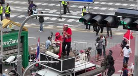 Thailand protest rally blocks main roads in capital Bangkok