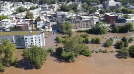 Drone footage reveals extent of Hurricane Ida's flood damage in Philadelphia