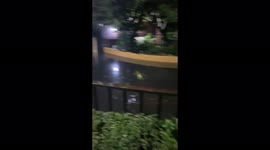 'Holy sh*t!' Parking lot in Queens flooded completely
