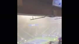 US: Ida’s Heavy Rain Causes Chaos At US Open Match At Louis Armstrong Stadium 3