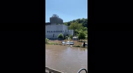 Cars submerged on Philadelphia street turned river after Ida batters US northeast