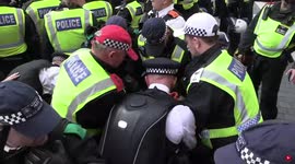 Former Coronation Street actor Sean Ward arrested at London anti-vax protest