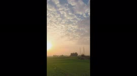 Amazing view of Sunrise , morning time
