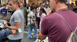 Extinction Rebellion protesters cause chaos on Oxford Street in London, UK 04/09/2021