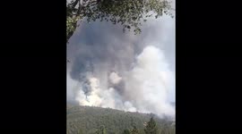 US: Bridge Fire Breaks Out Near Auburn, California 2