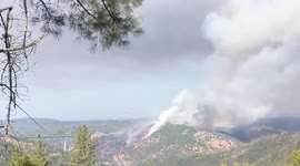 US: Bridge Fire Breaks Out Near Auburn, California