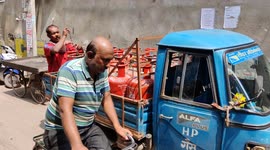 People's can't afford the increase prize for LPG cylinder in India