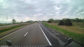 BAD DRIVING: Elderly Driver Changes Lanes Without Looking (Dashcam Video)