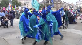 Marine rebels are making magic waves for sea life conservation at March for Nature on Trafalgar Square