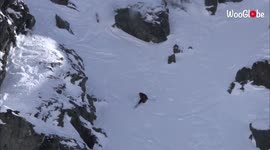 'WILD Ski Crash in NZ Ends with Skier Losing her Helmet & Goggles '