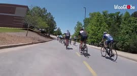 'No Shortcuts to Success - Cyclist's Oversmartness Leads to Embarrassing Crash'