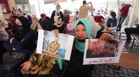 Palestinians celebrate after the escape of Six Palestinian prisoners