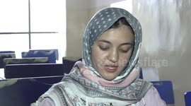 Exclusive - Female College student Interview on Curtains in class to divide and boys and girls student and hijab mandatory in class also