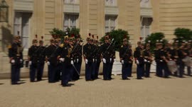 President of Chile's official Visit in France with President Emmanuel Macron