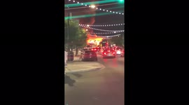 Fire breaks out in Las Vegas arts district